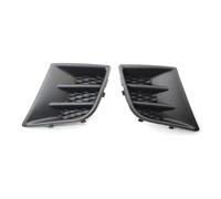 Fog Light Grille Chrome Cover Compatible for Peugeot 107 2009-2012 Front Bumper Grille Left Right Lower Grille Fog Light Frame 7422A9/7422A8(1pair)