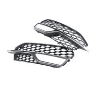 Fog Light Grille Compatible With A3 S3 2013 2014 2015 2016 2pcs Front Bumper Fog Light Grille Honeycomb Cover Car Replacement Accessories 8V3807681G 8V3807682G