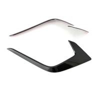 fog light grille For Honda For Civic 2021-2022 | Front/Rear Fog Light Lamp Eyelid Protect Cover Trim ABS Carbon Fiber(Front Fog Lamp Cover)