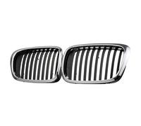 Fog Light Grille Insert Compatible With BMW For 5 Series E39 For M5 1997 1998 1999 2000 2001 2002 2003 Car Black Front Bumper Kidney Grill Fogs Lamp Grilles