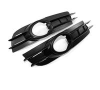Fog Light Grille Mesh Compatible With A6 For C6 2005 2006 2007 2008 Front Bumper Fog Light Grille Left Right Pair Set Car Accessories 4F0807682A 4F0807681A(Left)