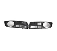 Fog Light Grille Mesh Compatible With VW For Caddy 2004-2010 For Touran 2003-2006 Bumper Fog Light Grille Left Right Set Accessories 1T0853665A 1T0853666A(1Pair)