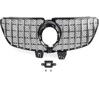 Fog light grille Replacement for cars Double Bridge Grill for Benz For V Class For W447 For V260 2021 Car Front Bumper for Radiator Hood Grille(Black)(Chrome)