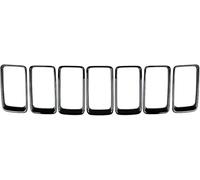 Fog light grille Replacement for cars Double Bridge Grill for Jeep For Grand For Cherokee 2014-2016 Front Bumper Grille(Silver)(Black)