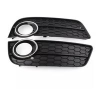Fog Light Grilles Compatible With For A5 Coupe For Sportback 2008 2009 2010 2011 Front Bumper Honeycomb Mesh Grill OEM:8T0807682(1pair chrome)