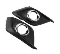 Fog Light Grilles Compatible With Mazda 3 For Axela 2014 2015 2016 2Pcs Front Bumper Fog Light Grille Cover Chrome Trim Fog Lamp Grill BJE1-50-C21A