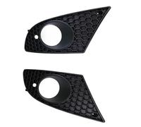 Fog Light Grilles Compatible With Seat For Leon 2006 2007 2008 2009 2010 Front Bumper Honeycomb Fog Light Frame Grille Lamp Cover OEM:1P0853665A(1 Pair)