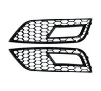 Fog Light Grilles For Rs4 For A4 B8 5 Facelift 2013 2014 2015 2016 Front Bumper Fog Light Lamp Grille Covers Honeycomb Mesh Style 8K0807682K01C