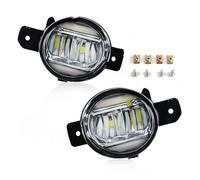 Fog Light Lamp 2in1 Car LED Lens Fog Daytime Running Light DRL White 12V For Nissan Almera Sylphy For Versa For Altima For X-Trail T32 For Rogue For Bluebird March Fog Light