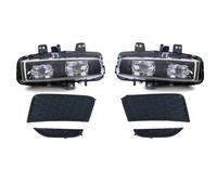 Fog Light Lamp Car LED Front Bumper DRL Daytime Lamp Light For Land For Rover For Range For For Evoque 2011-2015 Foglight Foglamp Car Fog Light(Grille Smoke 1 Pair)