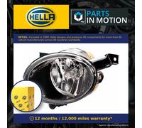HELLA Front Fog Light Left 1N0 009 954-311 Fits VW Golf 6 Touran Polo
