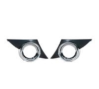 Fog Light Lamp Front Bumper Fog Light Lamp Chrome Frame Cover Brezel Foglight Foglamp Trim Cap Hood For Peugeot 207 2006-2009 Car Fog Light(1pair)