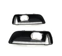 Fog Light Lamp LED Daytime Running Lights DRL Fog Lamp With Yellow Turn Signal For Chevrolet For Malibu 2011 2012 2013 2014 2015 Fog Light(Model C,White)