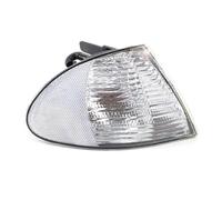 Fog Light Left Right Corner Lights Turn Signals Front Turn Signal Lamp for BMW E46 3 Series Sedan 1998-2001 No Bulbs White Lens LED Fog(Right)
