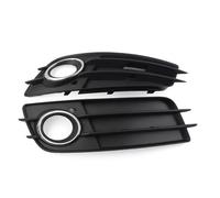fog light Panel Compatible With A4 B8 S4 2008 2009 2010 2011 2012 2x Car Front Bumper Fog Lamp Grille Cover With Chrome Ring 8K0807681C 8K0807682C