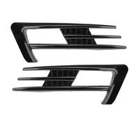 Fog light protector grille Compatible With VW For Golf MK7 2014 2015 2016 2017 Car Bumper Front Fog Light Grille Cover Trim Fog Lamp Grill(Black)