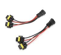 Fog Light Splitter Wiring Harness, Reliability Headlight Splitter Wire for Universal for Car for Fog Lamp Headlight High Low Beam Dual