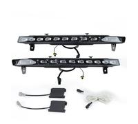 Fog Light Spot Beam 2PCS For Q7 2010 2011 2012 2013 2014 2015 Dynamic Yellow Turn Signal Function Car DRL 12V Fog Lamp Bulb LED Daytime Running Light