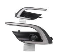 Fog Light Spot Beam For Mazda 3 For Mazda3 2017 2018 Yellow Turn Signal Daytime Running Headlamps Auto Driving Lamp Foglamps Car LED DRL 12V Daylights(With yellow signal)(With yellow signal)