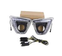 Fog Light Spot Beam For Mazda For CX-5 For CX5 2012 2013 2014 Yellow Turn Signal Daytime Running Headlamps Driving Lamp Foglamps LED DRL 12V Daylights