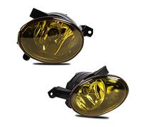 Fog light suitable for VW Golf VI (5K1/AJ5) 08-13 Jetta 09-14 Golf VI Cabriolet 11-16 Up! 16-UP Tiguan 11-up Touran 10-15 Caddy 10-15 Eos 10-15 Seat Alhambra a pair of yellow lenses HB4/9006 WISGOL
