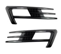 Fog Light Trim Compatible With VW For Golf MK7 For GTI 2014 2015 2016 2017 Car Fog Lamp Grille Cover Trim Front Bumper Eyebrow Wind Trim(Carbon Fiber Look)