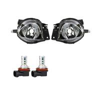Fog Lights Assembly For BMW 3 Series E90 E91 2004 2005 2006 2007 2008 Fog Lamp Front Bumper Anti Light 63176948373 63177158541 Auto Foglamp(With M10 Ice Blue)