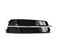 Fog Lights Cover For A6 C7 A6L For S-Line 2015 2016 2017 2018 | Car Front Bumper Light Cover Honeycomb Hex Grill 4G0807681AN