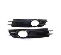 Fog Lights，for Audi，for A6 And A6 Quattro C6 2005 2006 2007 2008 FogLamp Grill Grille Chrome Trim 4F0807681A 4F0807682A Front Grills(Left and Right-01)