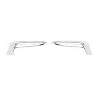 Fog Lights For BMW 5 Series G30 G31 2018 2019 2020 2021 2022 Chrome Black Front Bumper Fog Light Daytime Lamp Trim Frame Cover Cap(Chrome)