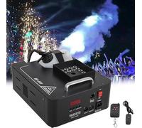 Fog Machine 1500W Dry Ice Machine, Rgb 24 Lamp Beads Stage Effect Fog Smoke Machine, Co2 Fog Machine Equipment Co2 Smoke Fog Machine