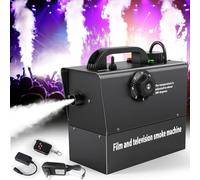 Fog Machine 400W Rechargeable 21000mAh Battery Smoke Machine Small Portable, Manual & Remote Control, Adjustable Temperature for Photography Outdoor Film Television Photos