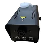 Fog Machine 500W Halloween Portable Smoke Machine with Color LED Lights,Remote Control Suitable for Christmas Lots of bubbles for parties, performances, magic(Automatic+Manual)