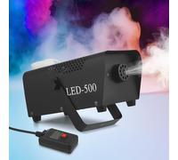 Fog Machine, 500W Smoke Machine with Wireless Remote Control & Automatic Spray Function, Mini Fog Smoke Machine for Halloween Christmas Party Wedding DJ Performance Stage Show (No Light)