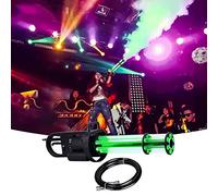 Fog Machine Carbon Dioxide Gas Column Gun, Rotate Led Co2 Gun Rgb Jet Cannon Six Eyes Co2 Cryo Machine Handheld Fog Machine, Special Effect Jet Gun For Dj Disco