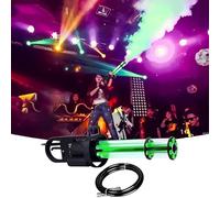 Fog Machine Co2 Fog Machine Carbon Dioxide Gas Column Gun, Rotate Led Co2 Gun Rgb Jet Cannon Six Eyes Cryo Machine With 3 Meters Stage Fog Machine