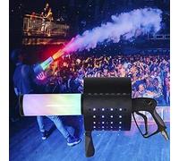 Fog Machine Co2 Fog Machine Handheld Fog Machine, Co2 Cannon Confetti Machine, 7 Colors Led Confetti Blaster Gun Stage Fog Machine