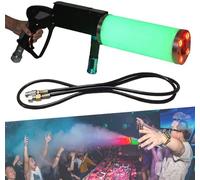 Fog Machine Co2 Fog Machine Party Led Cannon, Handheld Cryo Co2 Gun, Night Club Bar Dj Jet Effect Colorful With Gas Hose Stage Fog Machine