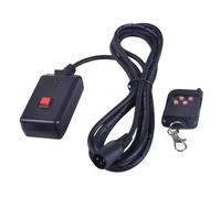 Fog Machine Controller with 4-Button Remote, 3-Pin XLR, 10m Range for 400W 900W 1500W Fog Machines DJ Party Stage Lighting