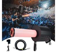 Fog Machine Led 7-Color Co2 Fog Machine,Handheld Confetti Cannon Machine For Nightclub Dj Club Live Party Co2 Smoke Fog Machine