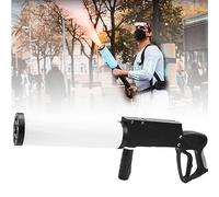 Fog Machine LED CO2 Gun Handheld Cryo Gun DJ Holds Cool Stage Effect LED Smoke Gun with 3M Gas Hose for Disco,Party, Stage, Wedding