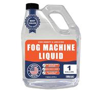 Fog Machine Liquid - 1 Gallon Tillbrook Fog Machine Fluid - High Density & Long-Lasting Fog Juice - Low-Lying, Universal, Water-Based Solution for Spooky Halloween Parties, Haunted Houses, & Concerts