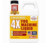 Fog Machine Liquid Concentrate, 32 oz, Makes 1 Gallon, High-Density Fog