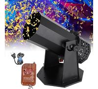 Fog Machine Professional Confetti Machine 1500W Confetti Launcher With Remote Control, Stage Effect Machine 4-5M Jet Height, For Graduation Concerts Birthday Wedding Bar