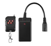 Fog Machine Remote Control Replacement 3-Pin 4-Button Remote Control Fog Machines Remote Control for 400W 500W 900W 1500W Fog Machine, Stage Lighting Accessories Black