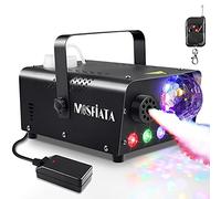 Fog Machine with Disco Lights 600W Smoke Machine with Disco lights, 2500 CFM Spray, Remote Control, Perfect for Halloween, Christmas, Wedding, Party, Club, DJ Stage Effect