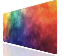 Fog Mouse Pad Large XXL 900x400x3mm, Colorful Mouse Mat With Stitched Edges, Waterproof Desk Accessories Mousepad Improved Precision And Speed, Desk Mat Non-Slip Rubber Base for Office Gamer GKuk-1448
