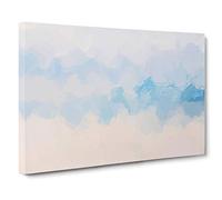 Fog Over the Lake Canvas Print | Gallery Wrapped 30mm Frame Wall Art | 30x20 inches | Ready to Hang | Abstract Landscape Picture | Living Room Bedroom Lounge Office