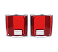 Fog Tail Stop Light Compatible With Chevrolet For C10 C20 For C30 For K10 1973-1991 Car Rear Tail Light Cover Turn Signal Brake Warning Lamp GM2800122