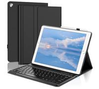 FOGARI Case Keyboard for iPad Pro 12.9 1st/2nd Generation 2015/2017 - UK layout Keyboard for iPad Pro 12.9 2017/2015 Slim Smart Case and Pencil Holder, Black